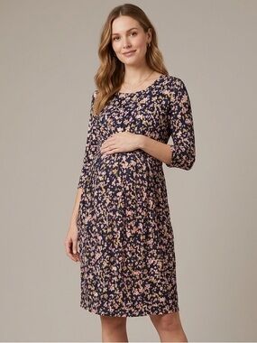 Seraphine Sz 8 Ditsy Floral Maternity Nursing Dress